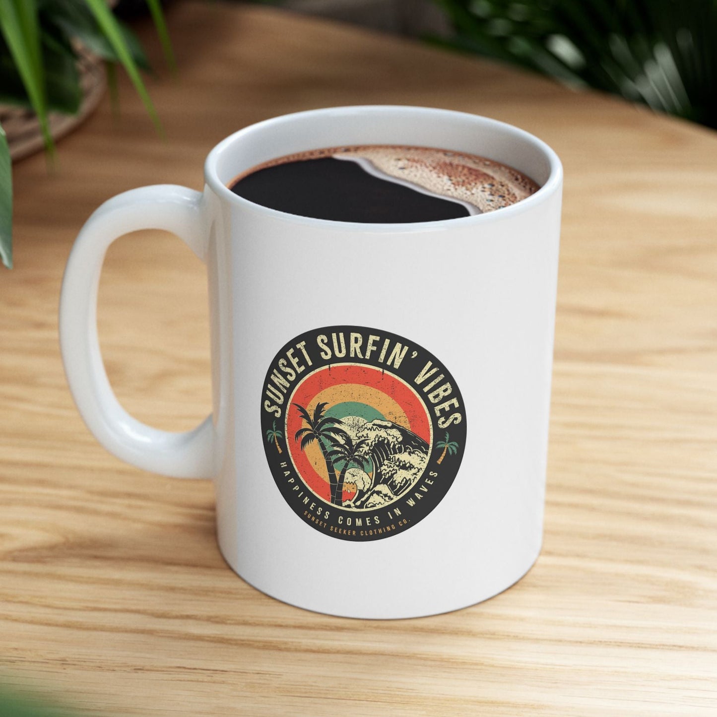 Sunset Surfin' Vibes Coffee Mug