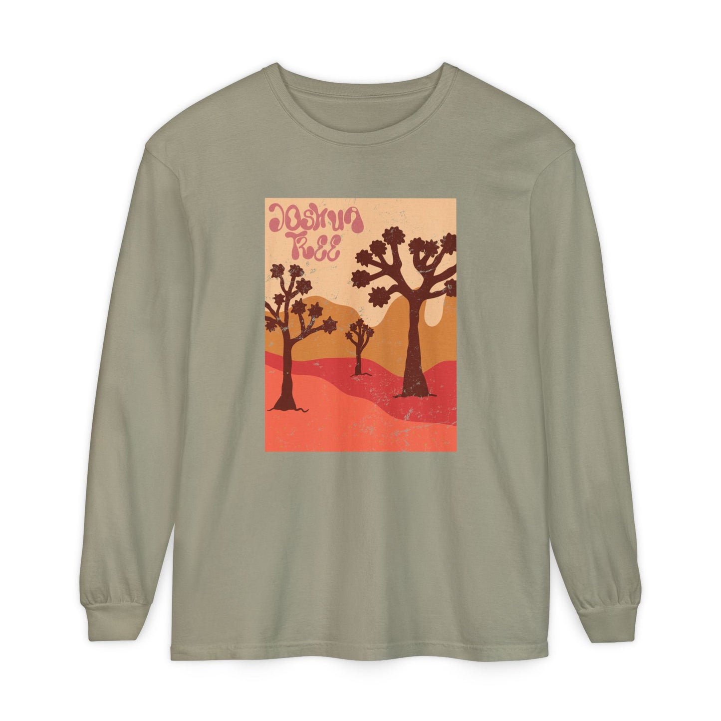 Joshua Tree – Retro Desert Grooves Long Sleeve Tee