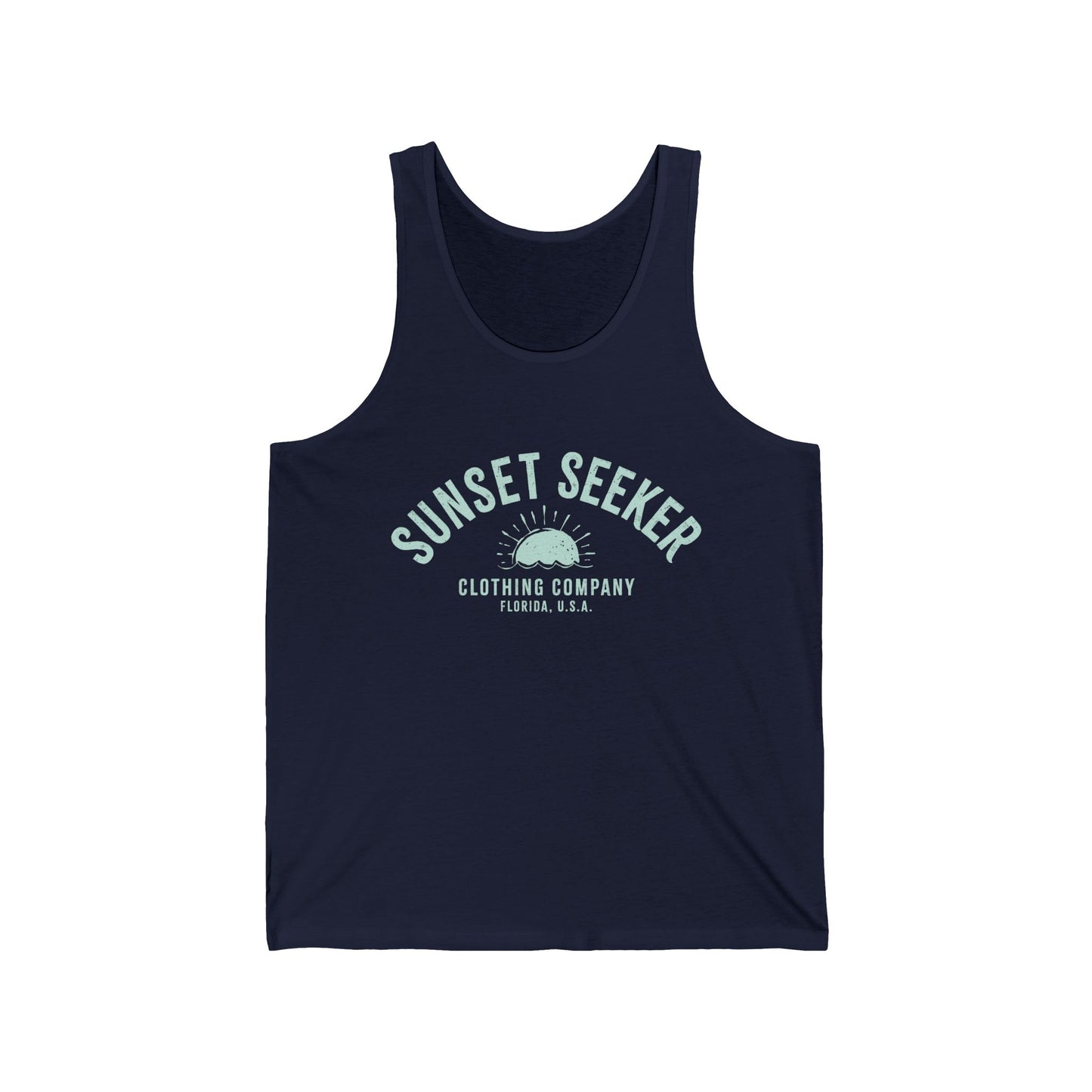 Original Sunset Seeker Brand Unisex Tank Tee