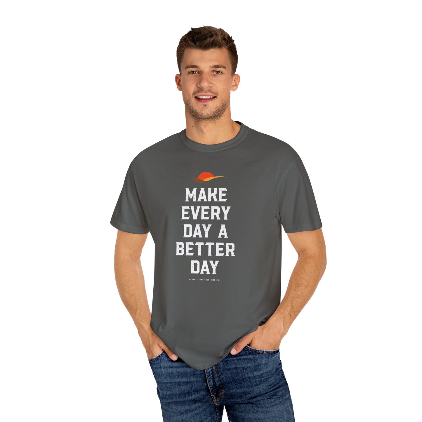 Sunset Seeker Make Every Day A Better Day T-Shirt, Sunset Lover Shirt, Chase The Sun, Sunset Chaser, Summer T-Shirt, Waiting for Sunset
