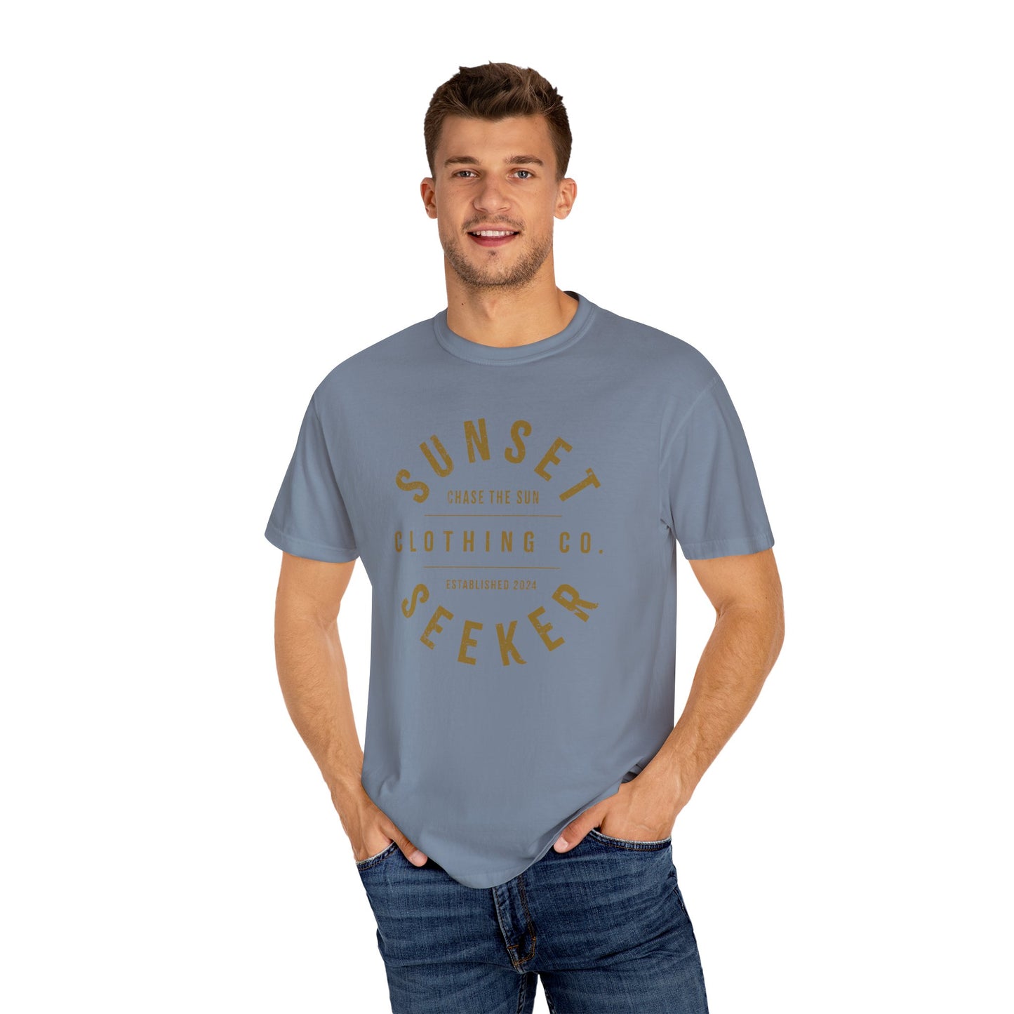 Original Sunset Seeker Brand T-Shirt, We Love Sunsets, Sunset Lover Shirt, Sunset Chaser, Graphic Tee, Summer T-Shirt