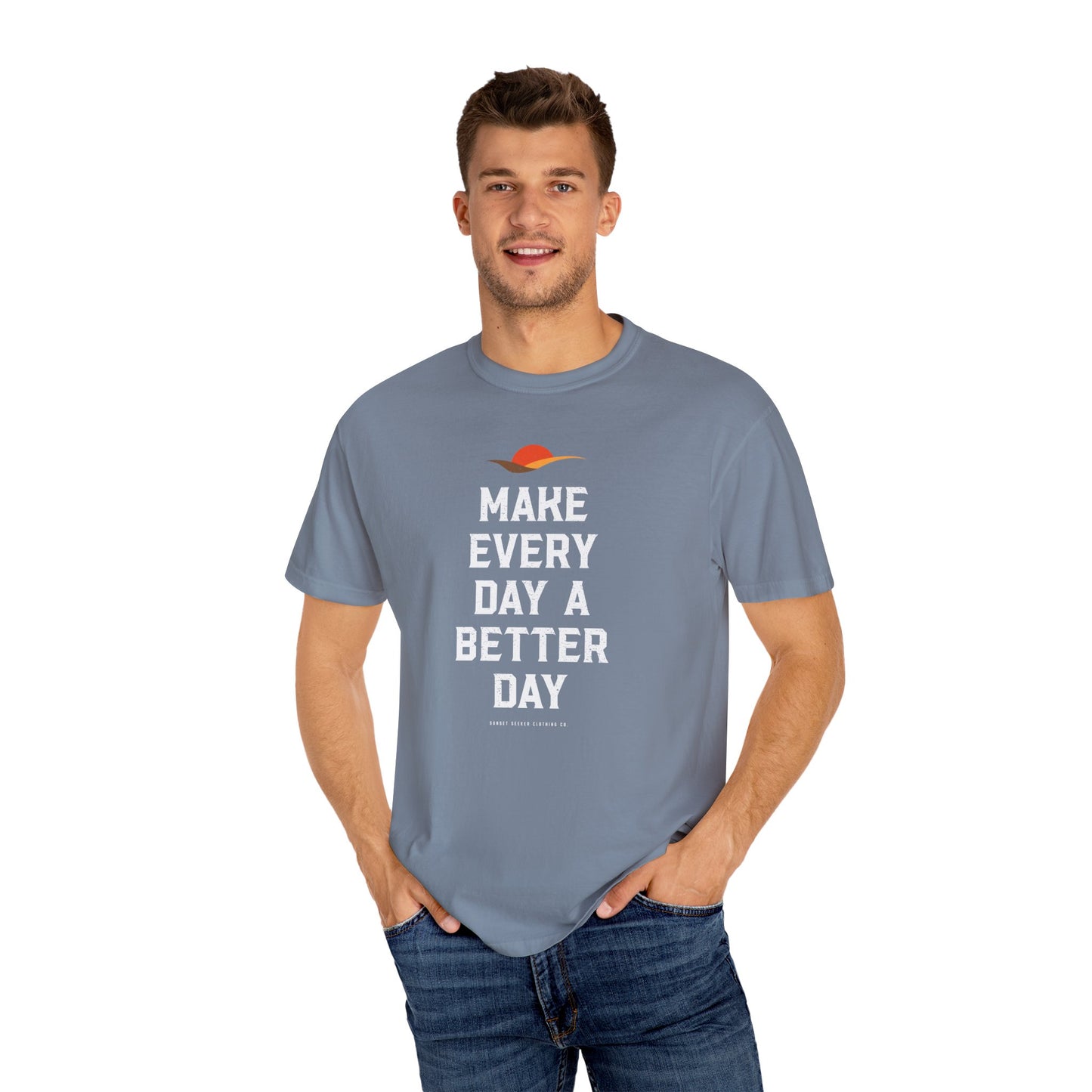Sunset Seeker Make Every Day A Better Day T-Shirt, Sunset Lover Shirt, Chase The Sun, Sunset Chaser, Summer T-Shirt, Waiting for Sunset