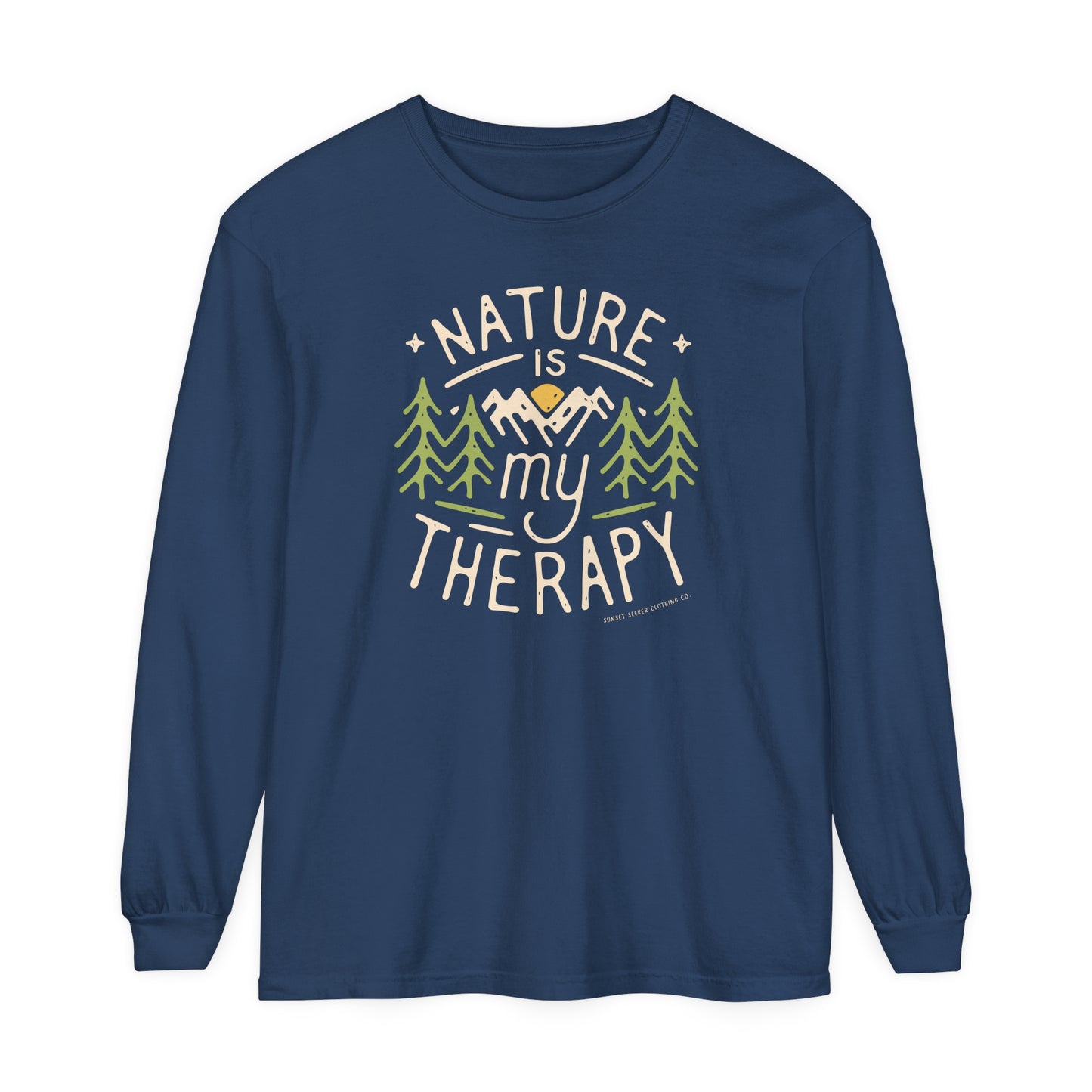 Nature Is My Therapy Long Sleeve Tee