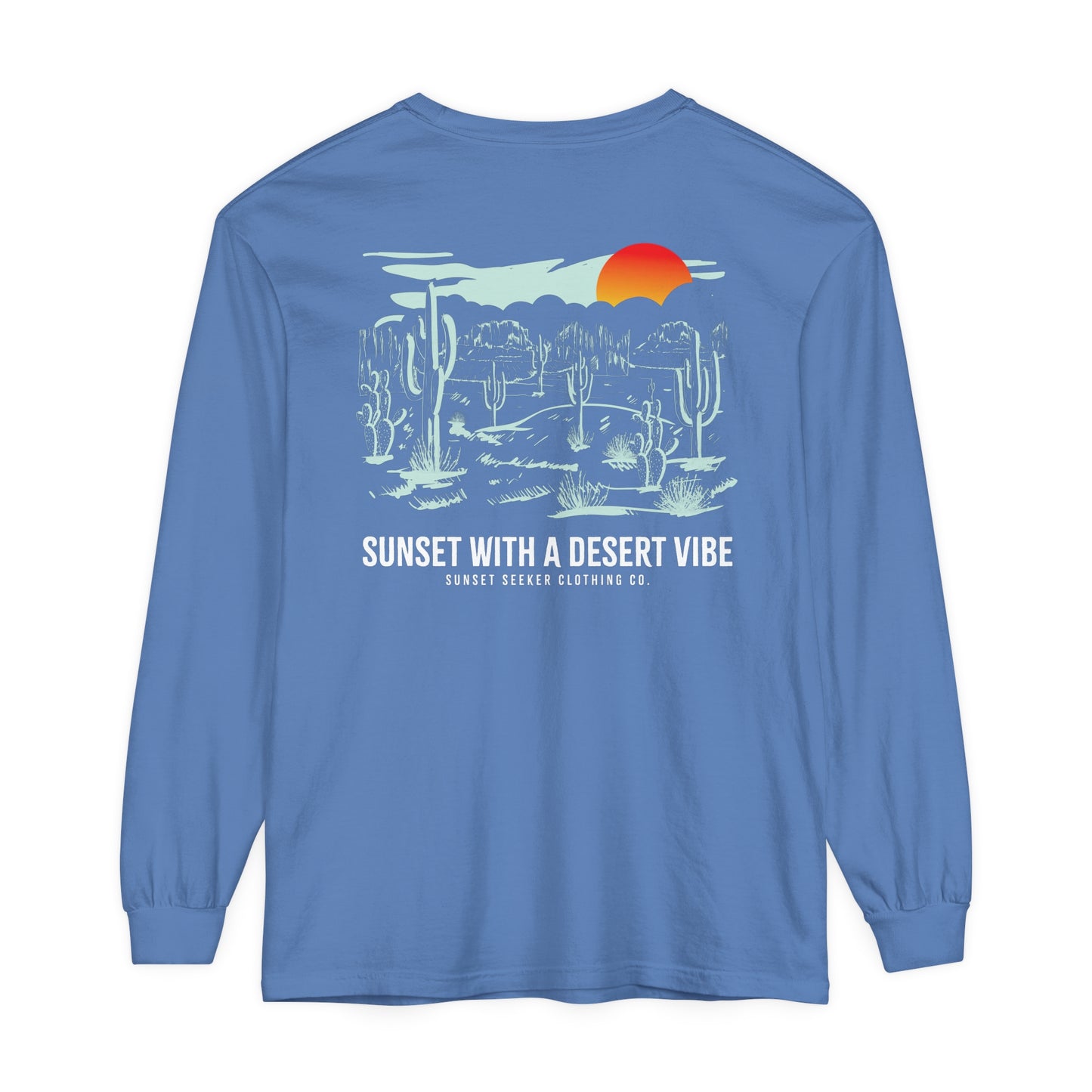 Sunset With a Desert Vibe Long Sleeve T-Shirt