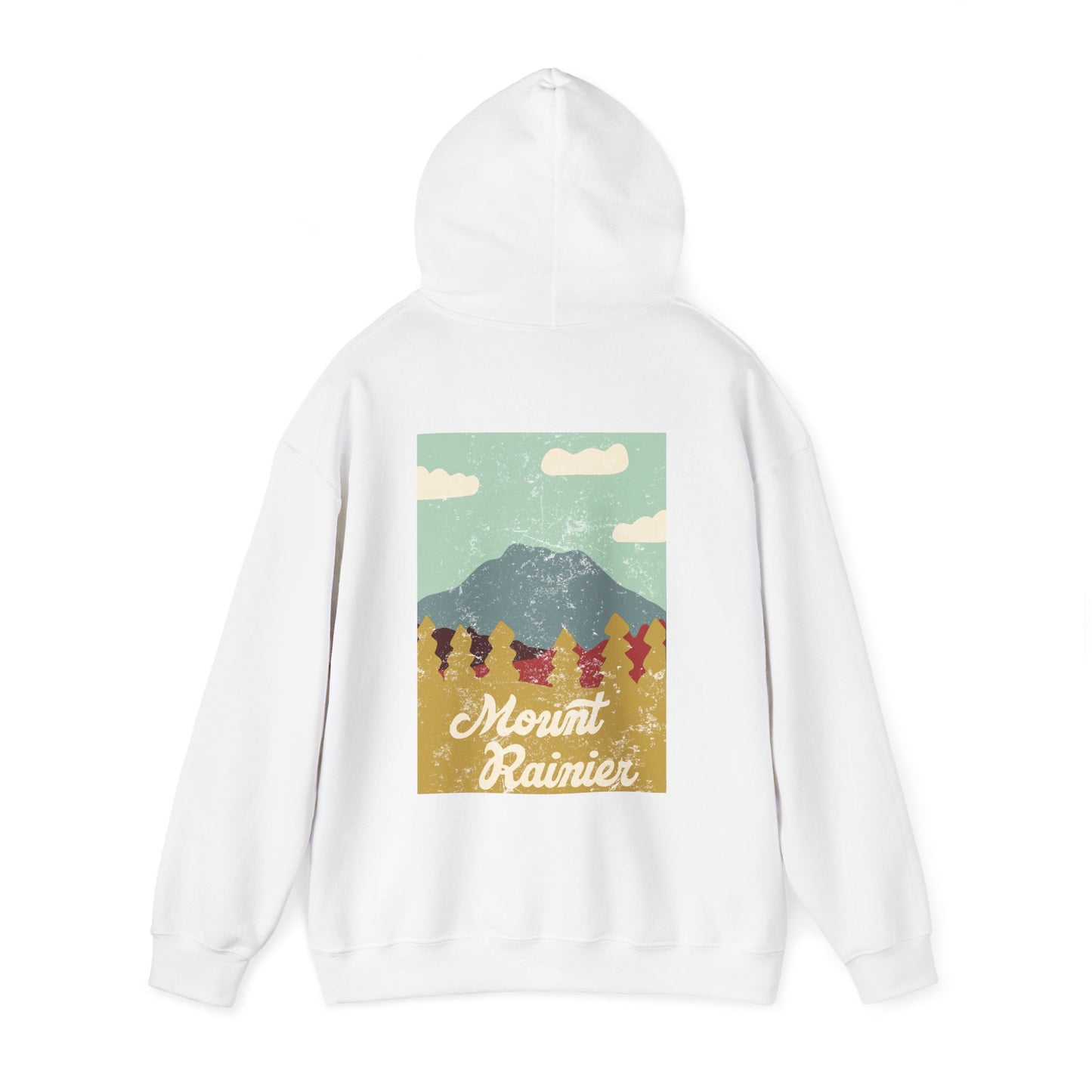 Mount Rainier – Evergreen Skyline Soft Hoodie