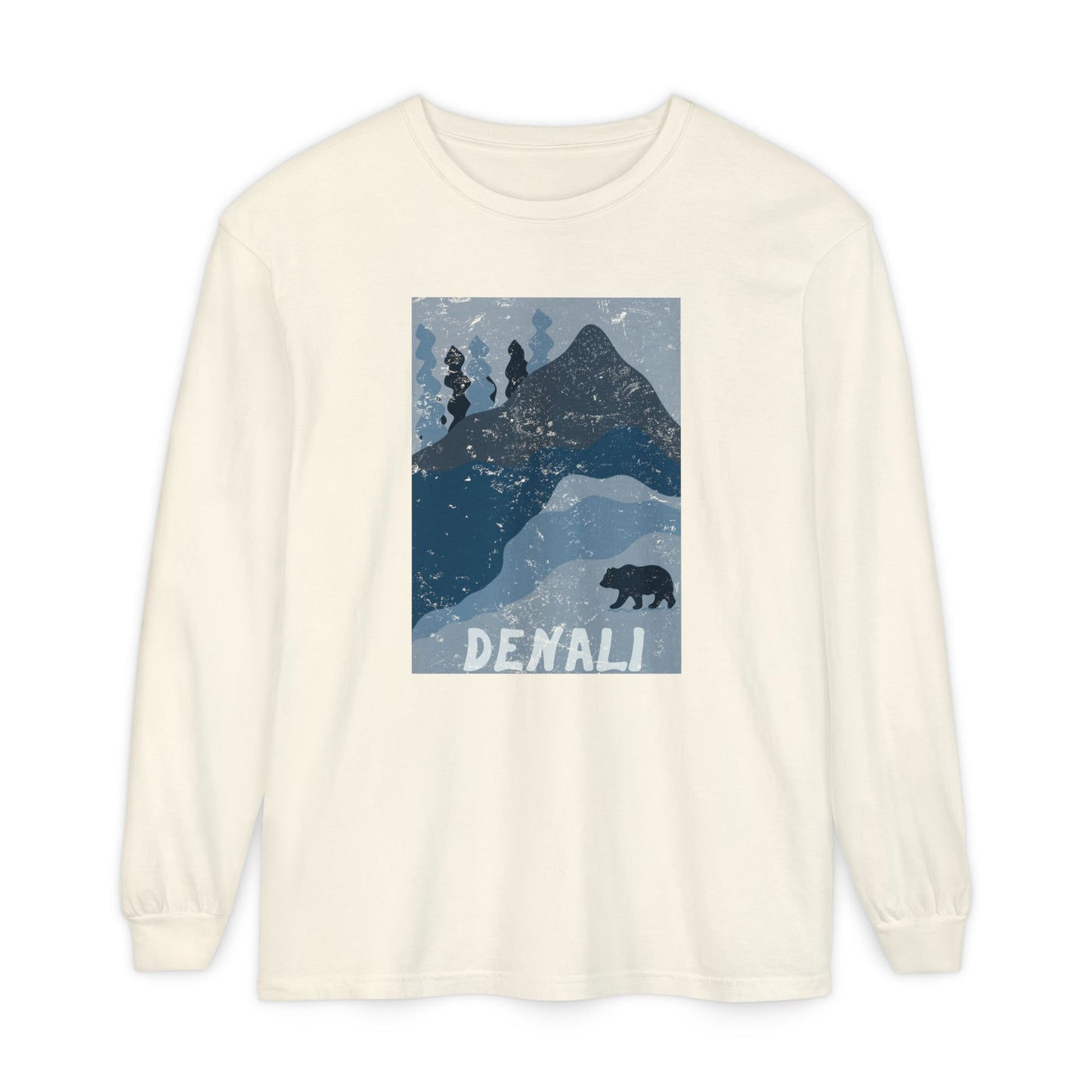 Denali – Midnight Mountain Bear Long Sleeve Tee