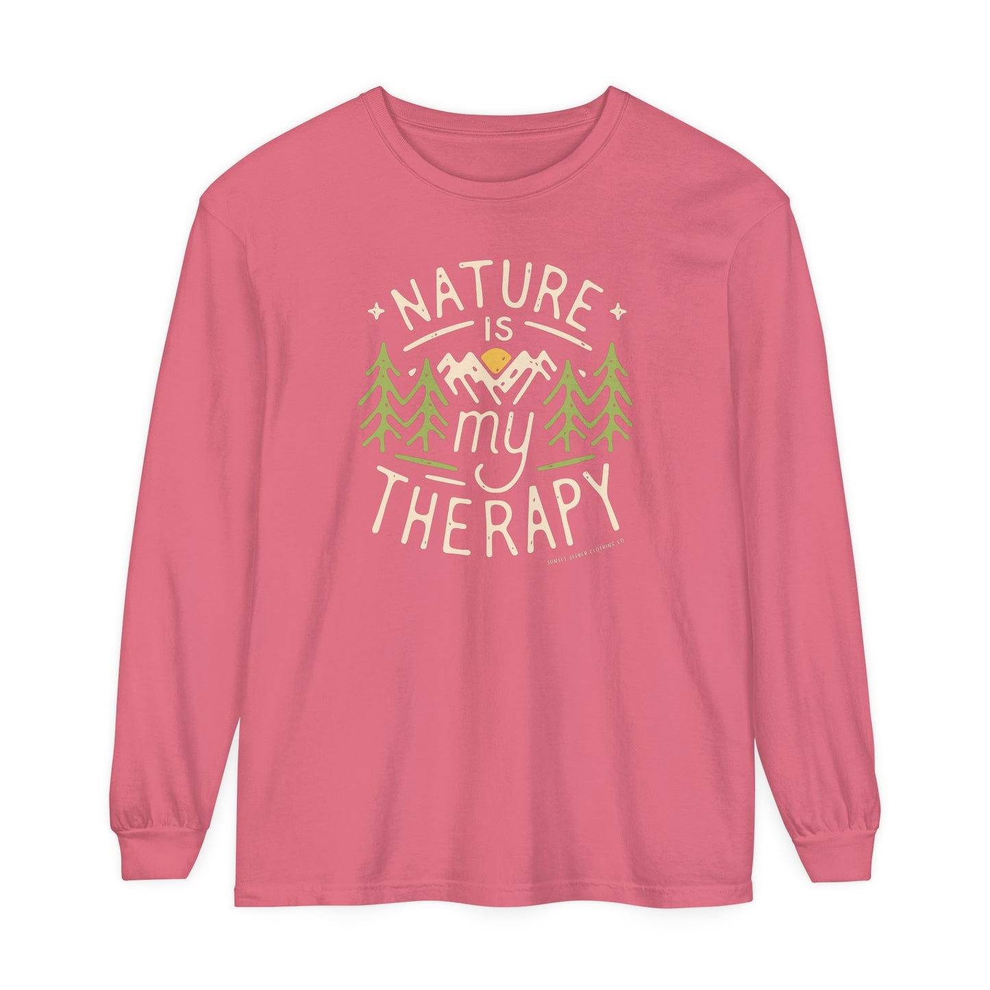 Nature Is My Therapy Long Sleeve Tee