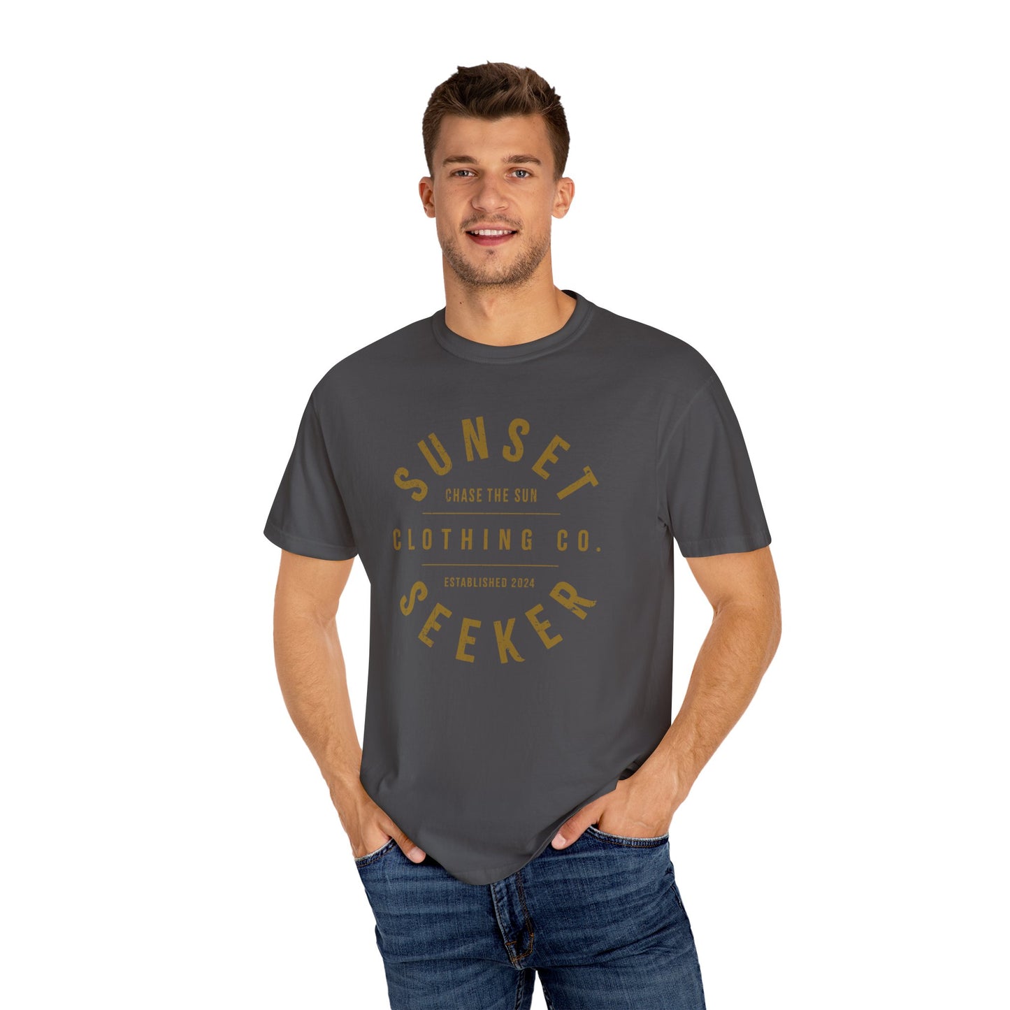 Original Sunset Seeker Brand T-Shirt, We Love Sunsets, Sunset Lover Shirt, Sunset Chaser, Graphic Tee, Summer T-Shirt