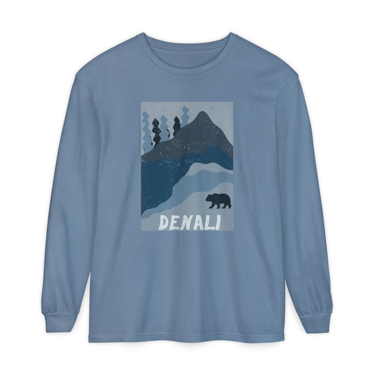 Denali – Midnight Mountain Bear Long Sleeve Tee