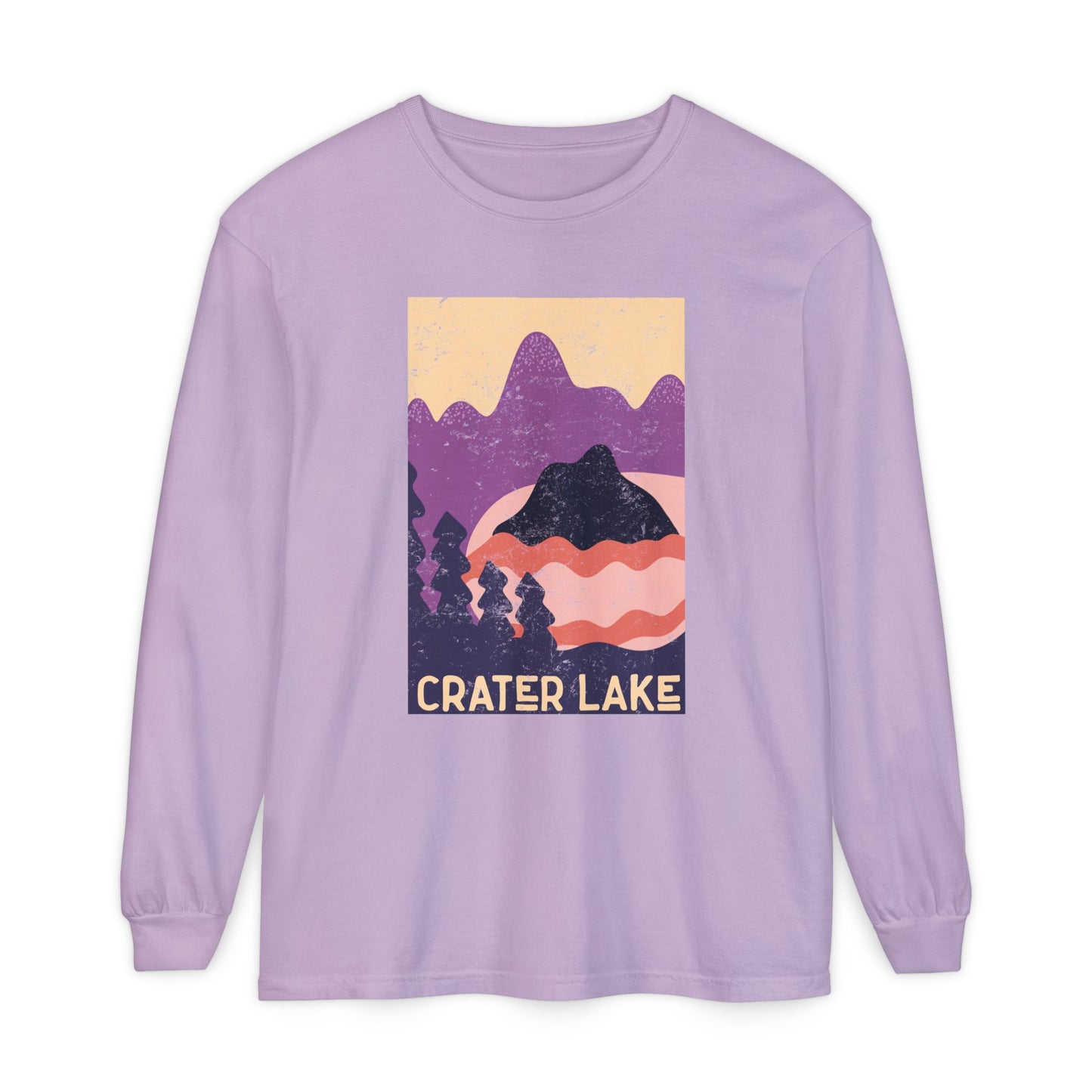 Crater Lake – Twilight Pines Long Sleeve Tee