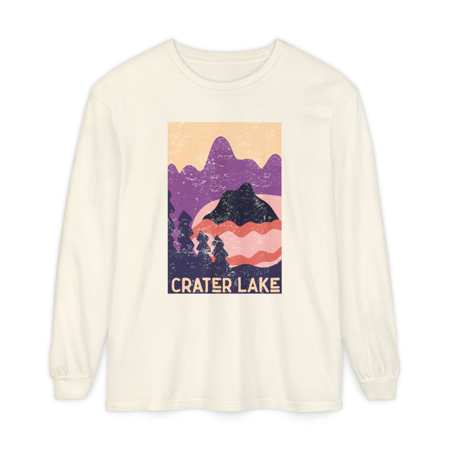 Crater Lake – Twilight Pines Long Sleeve Tee