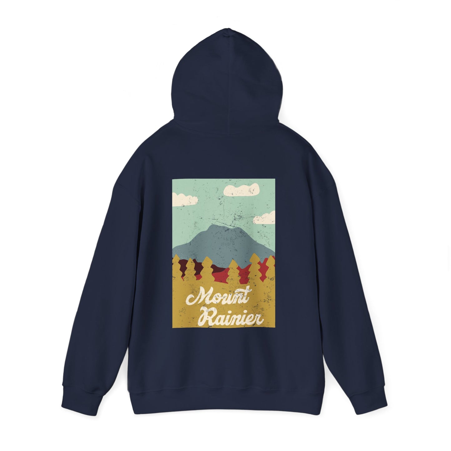 Mount Rainier – Evergreen Skyline Soft Hoodie