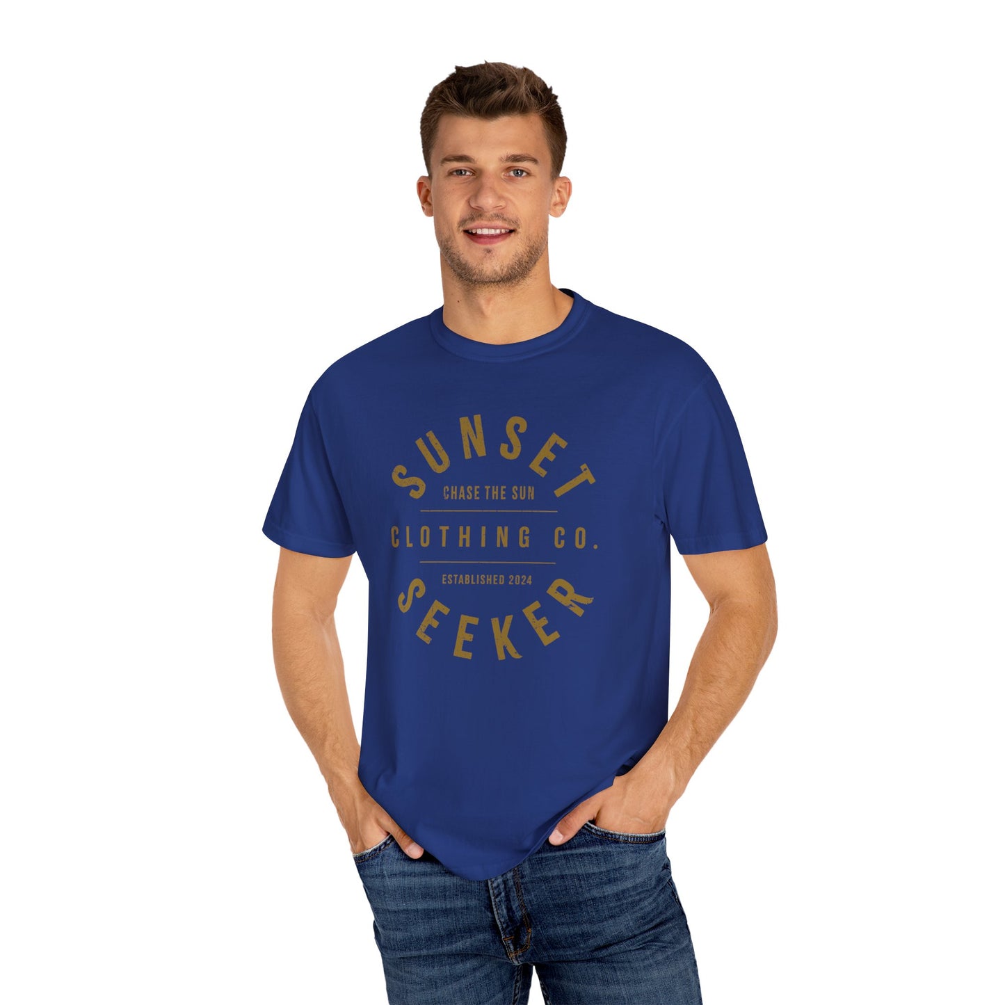 Original Sunset Seeker Brand T-Shirt, We Love Sunsets, Sunset Lover Shirt, Sunset Chaser, Graphic Tee, Summer T-Shirt