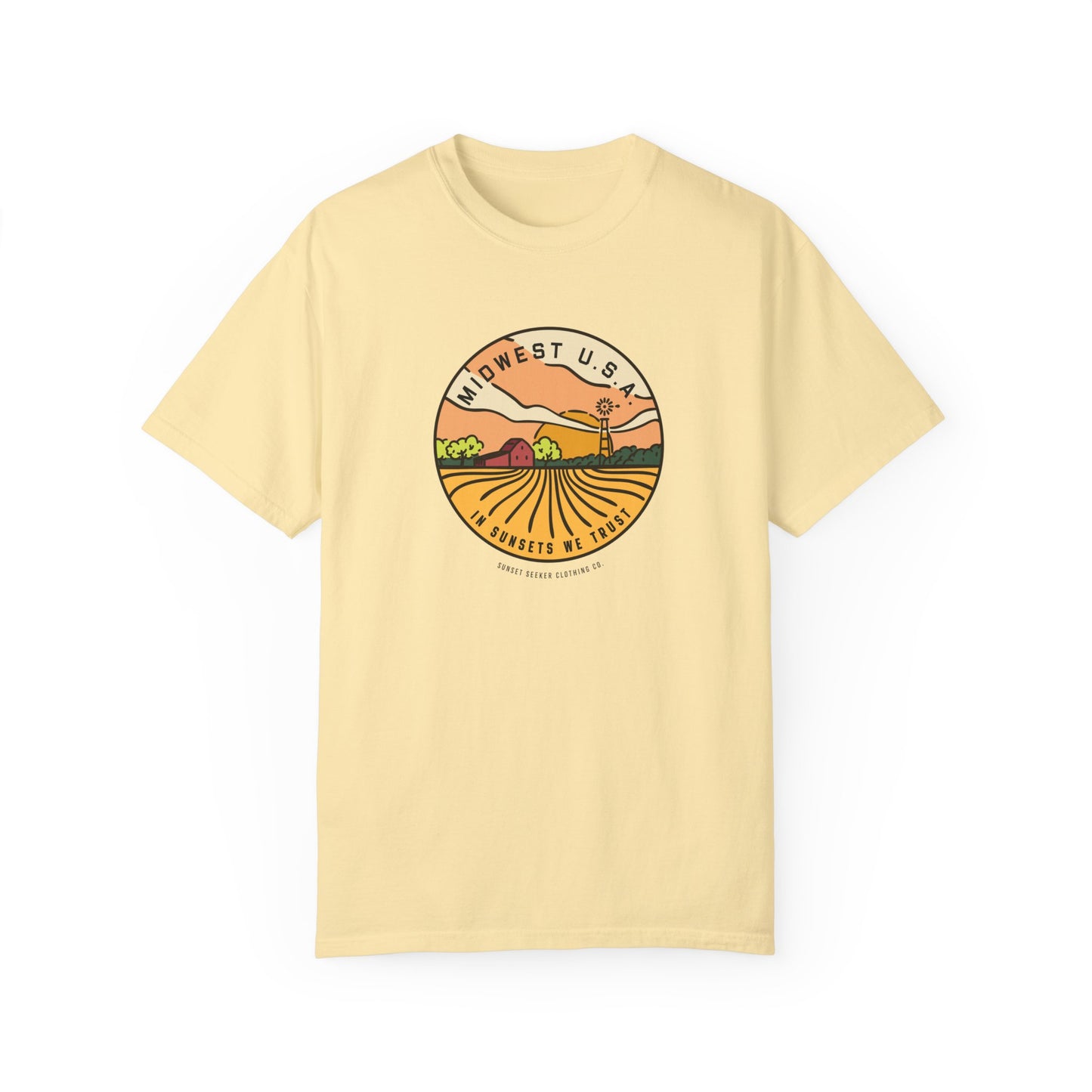 In Sunsets We Trust Midwest T-Shirt