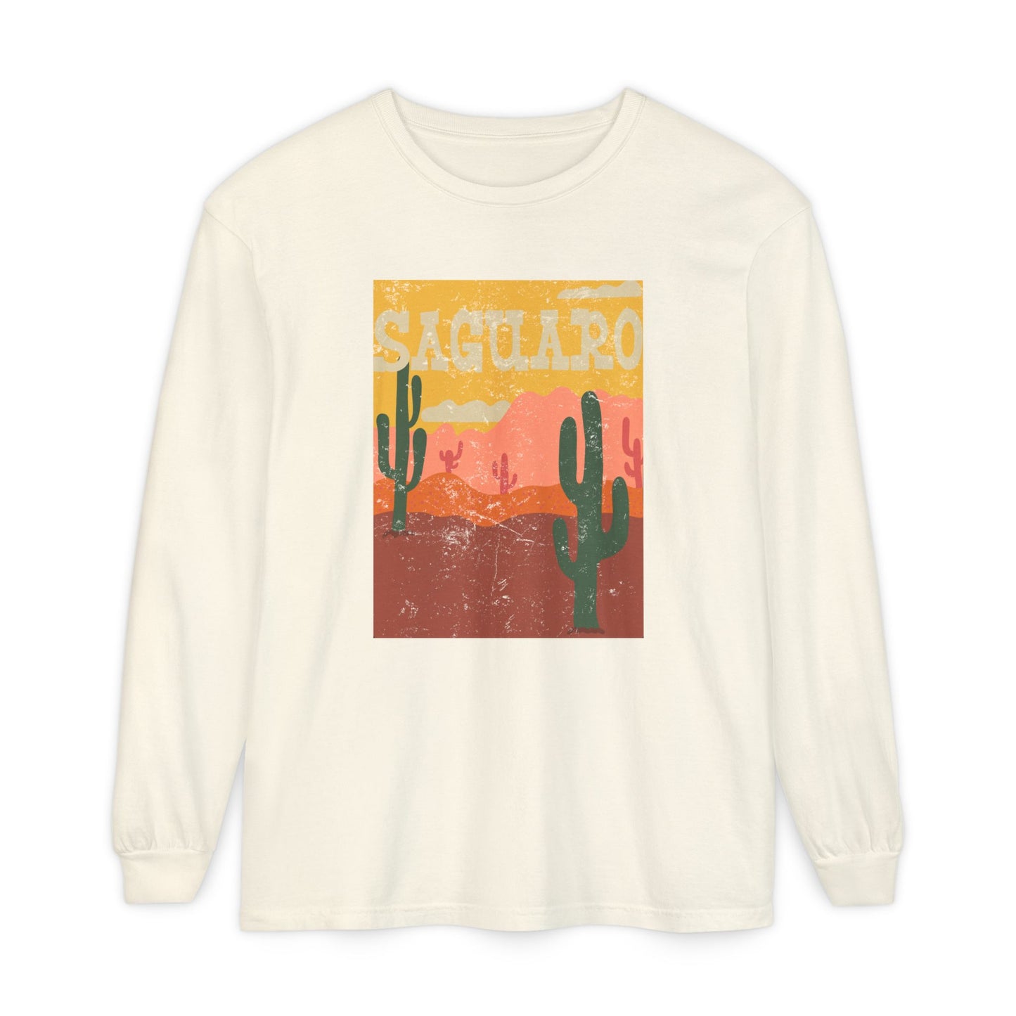 Saguaro – Sonoran Sunset Cactus Long Sleeve Tee