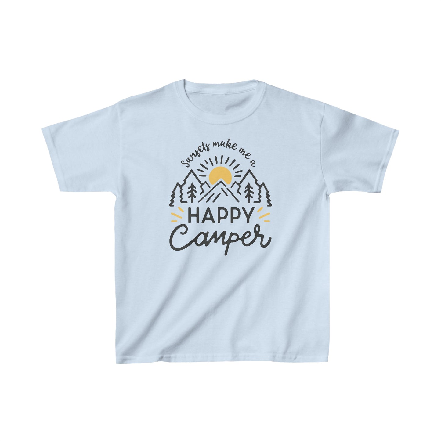 Kids Happy Camper Cotton Tee (XS-XL)