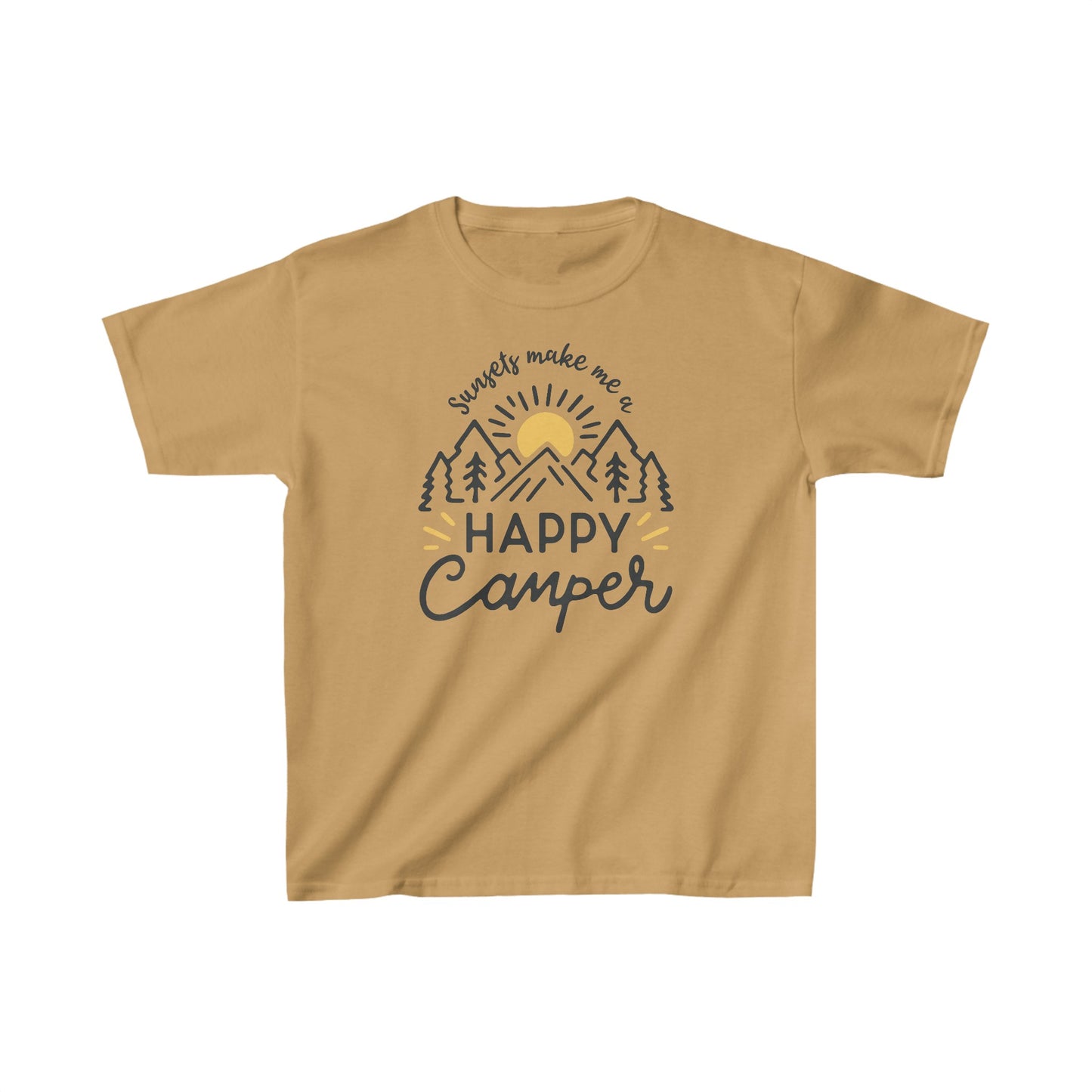 Kids Happy Camper Cotton Tee (XS-XL)