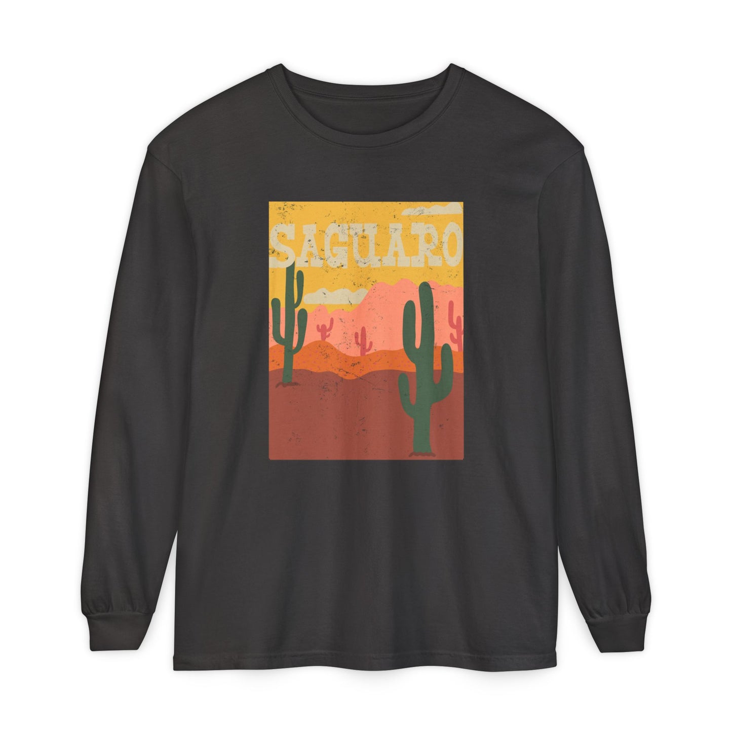 Saguaro – Sonoran Sunset Cactus Long Sleeve Tee