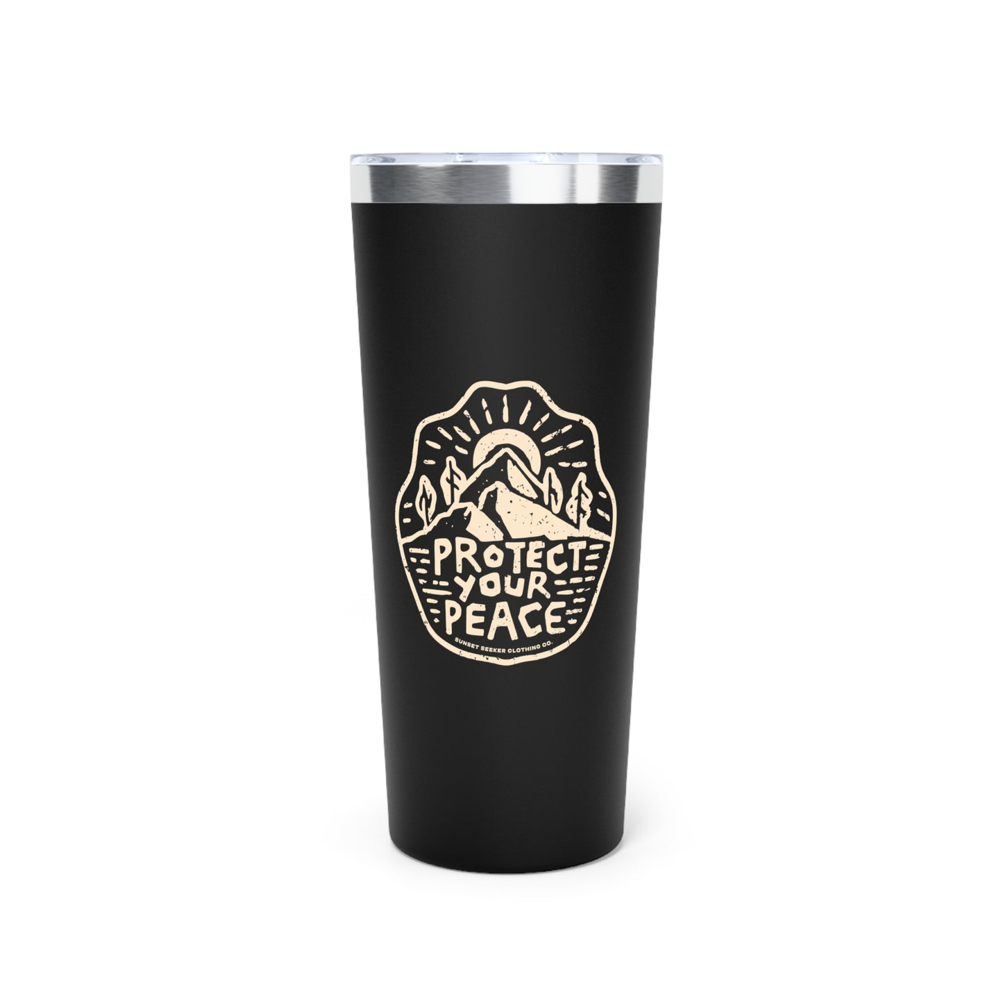Protect Your Peace 22 oz. Copper Tumbler
