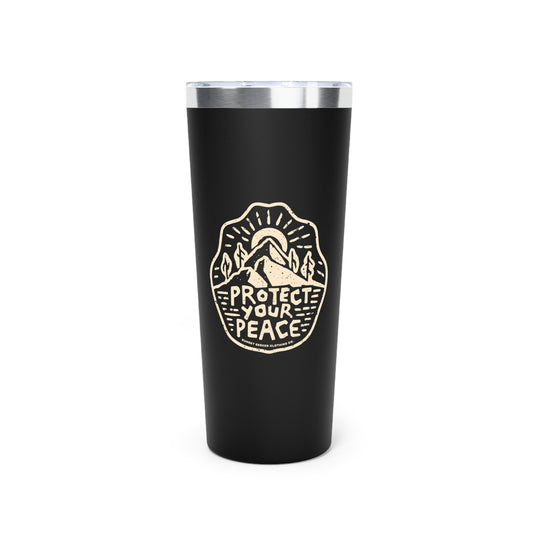 Protect Your Peace 22 oz. Copper Tumbler