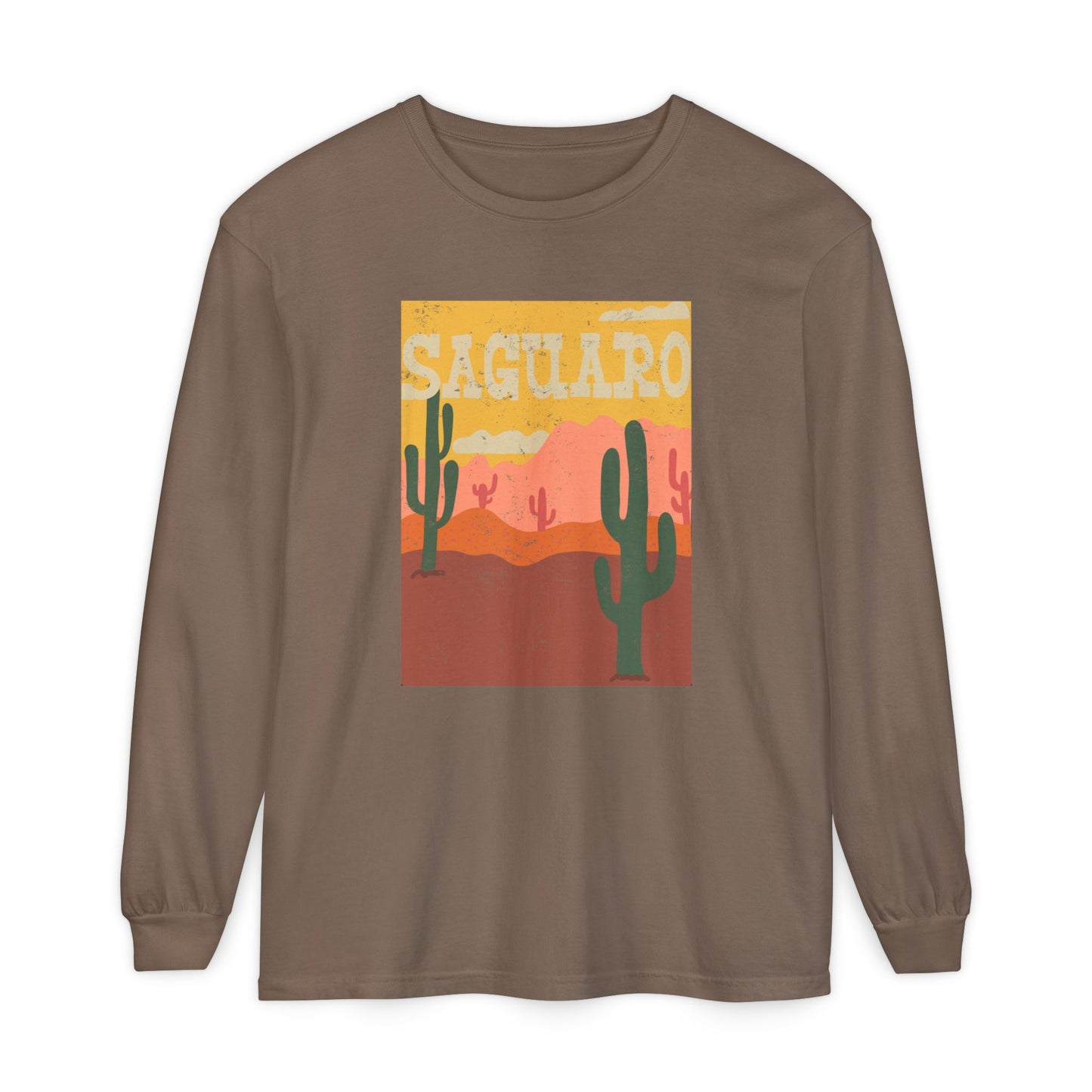 Saguaro – Sonoran Sunset Cactus Long Sleeve Tee