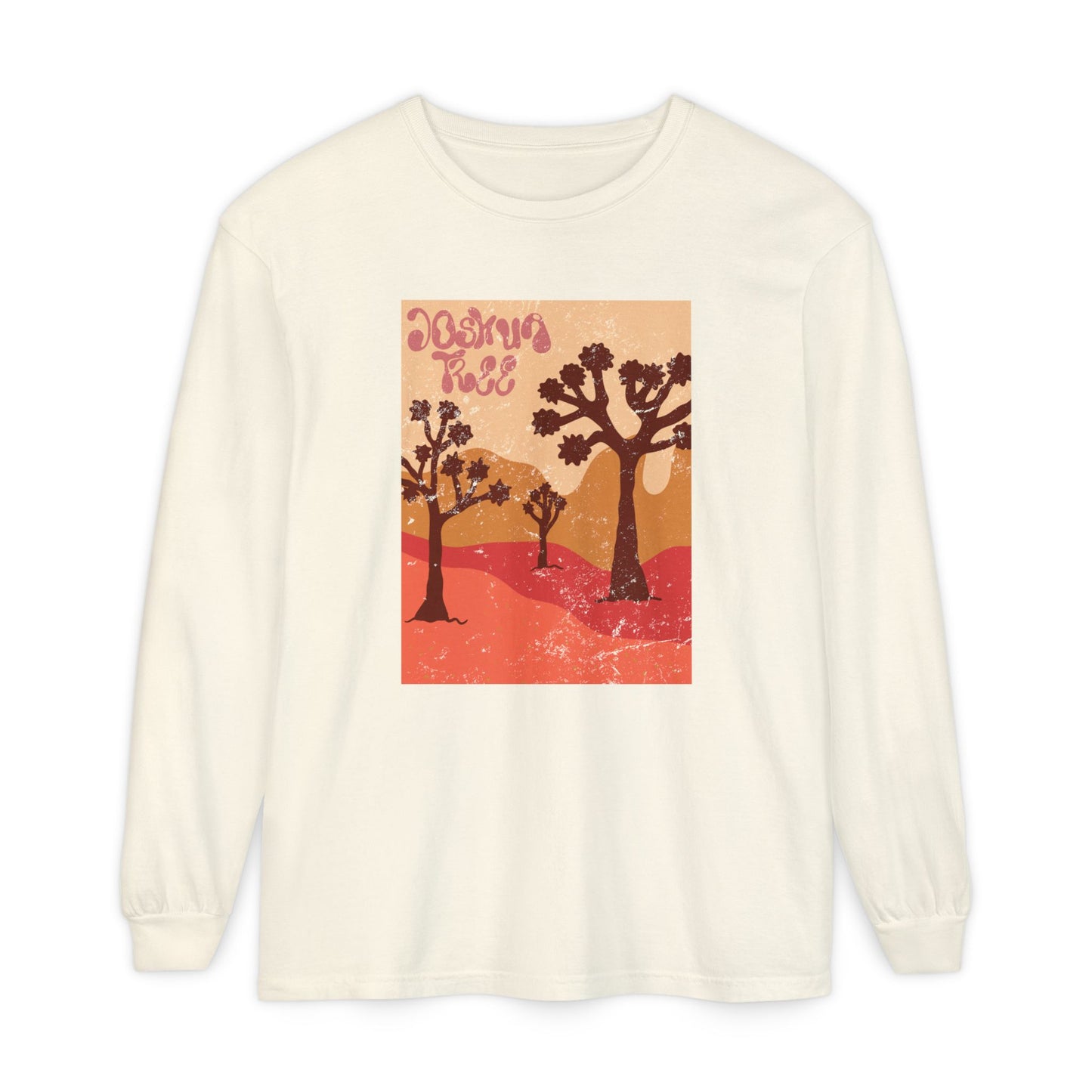 Joshua Tree – Retro Desert Grooves Long Sleeve Tee