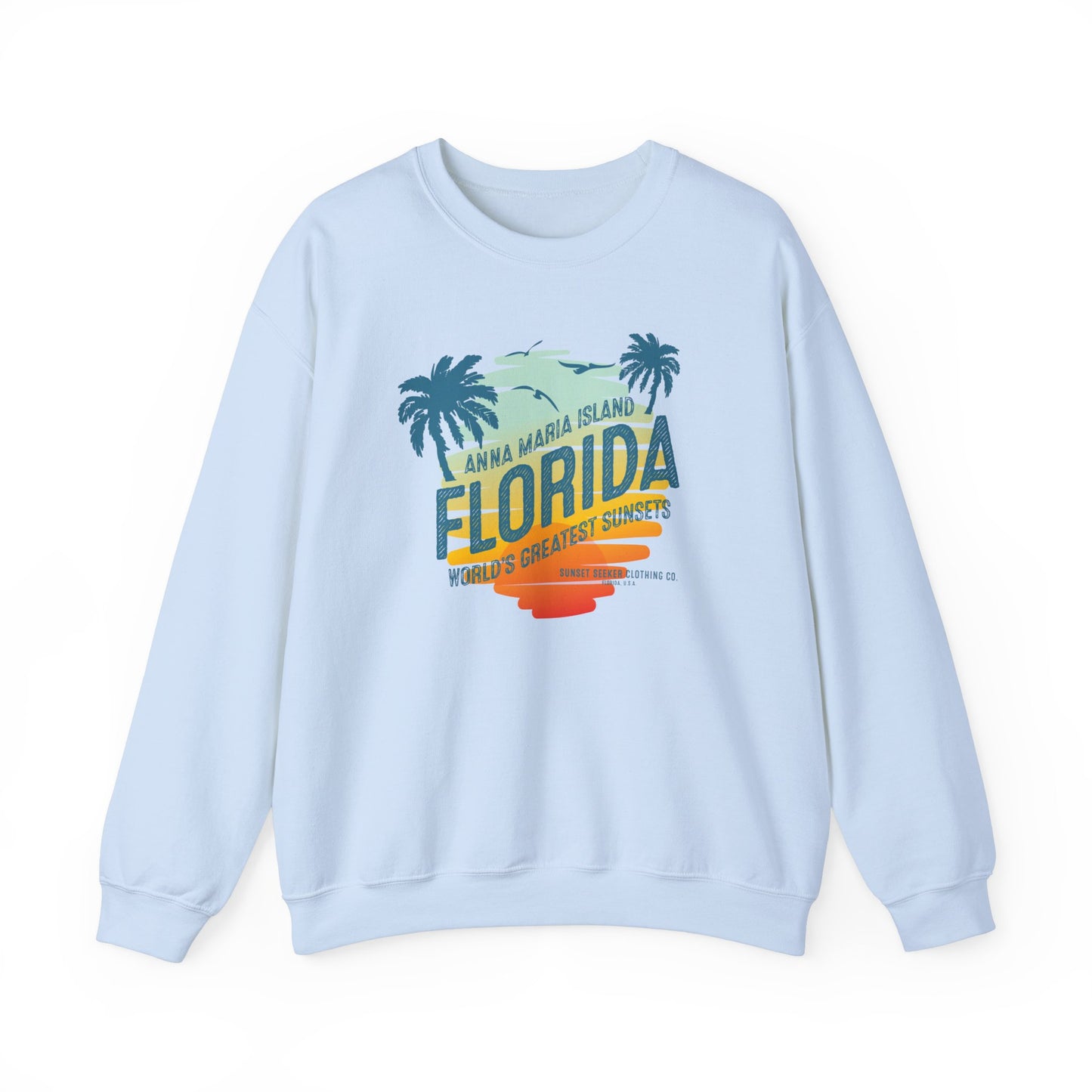 Anna Maria Island Sunsets Crew Sweatshirt