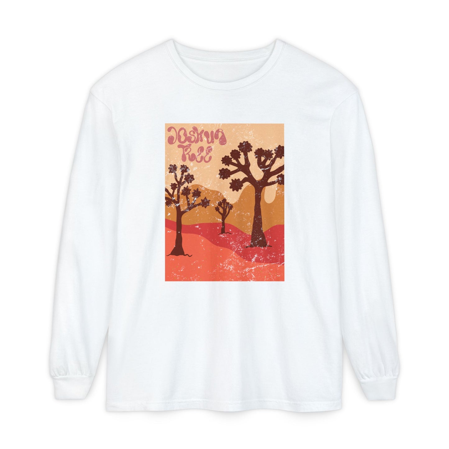 Joshua Tree – Retro Desert Grooves Long Sleeve Tee
