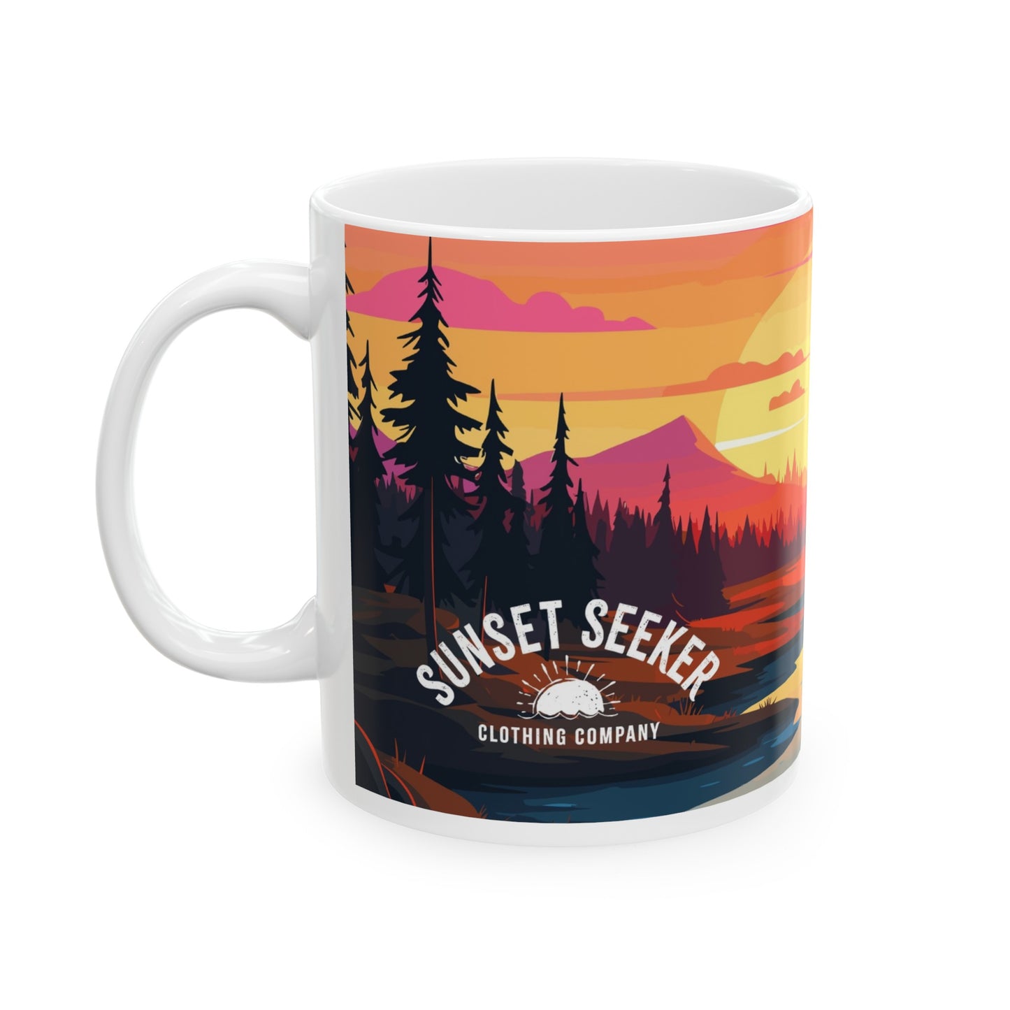 Sunset Seeker Branded Ceramic Mug (11oz)