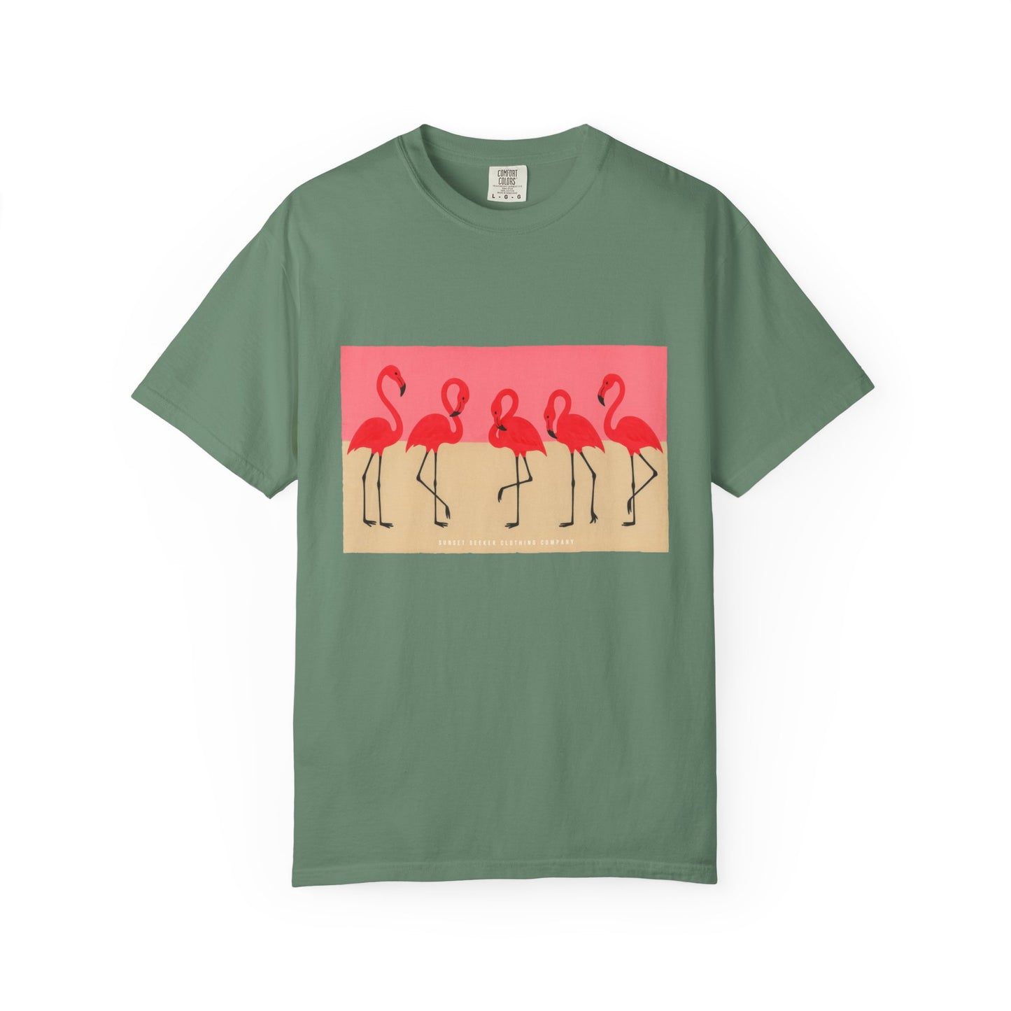 Flamingos' Sandbar Social Tee