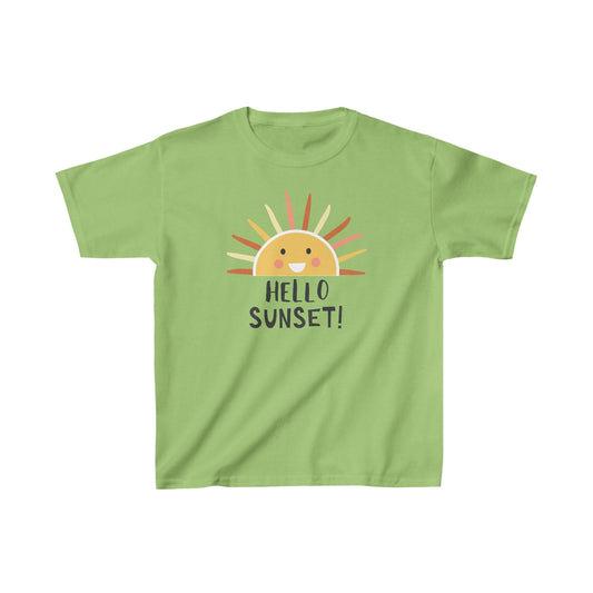 Hello Sunset! Kids Cotton Tee