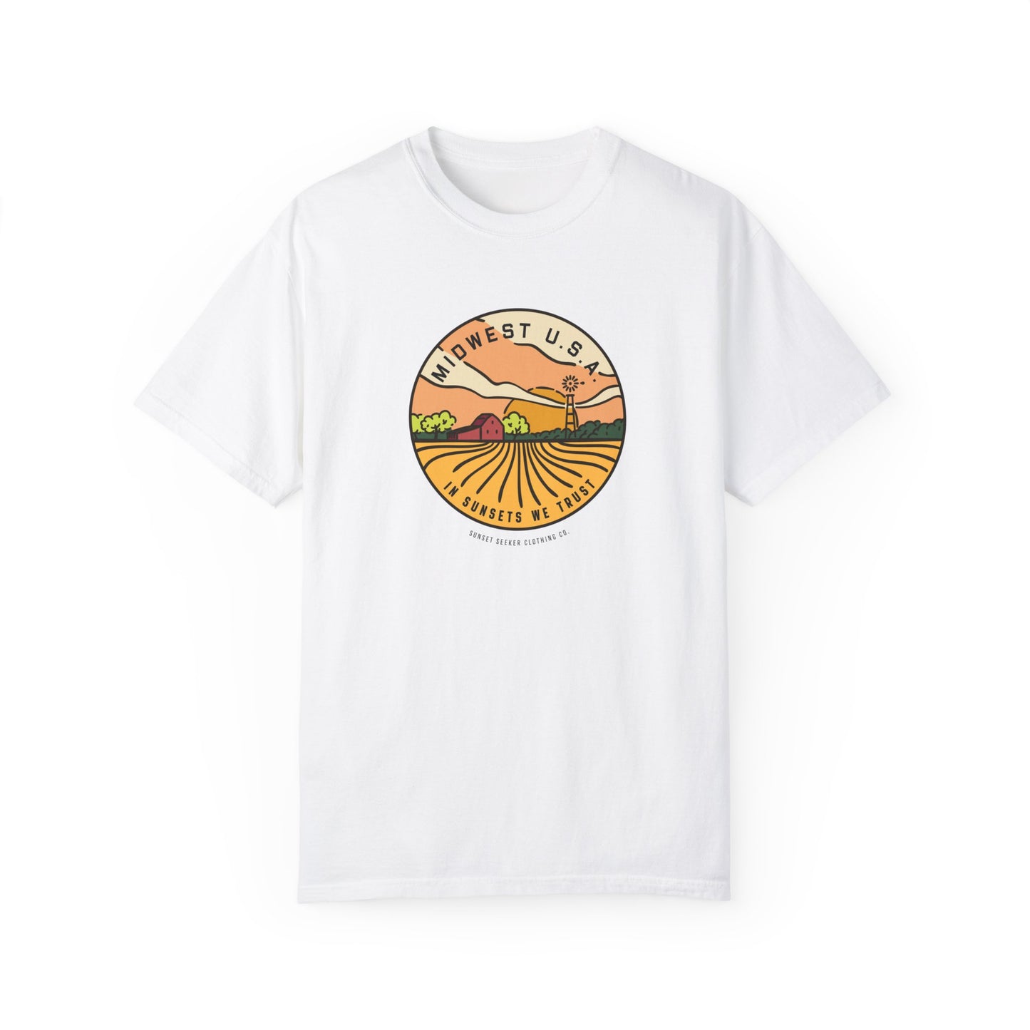 In Sunsets We Trust Midwest T-Shirt