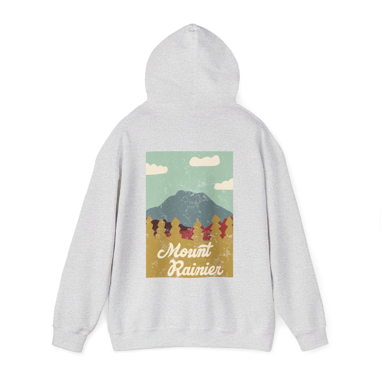 Mount Rainier – Evergreen Skyline Soft Hoodie