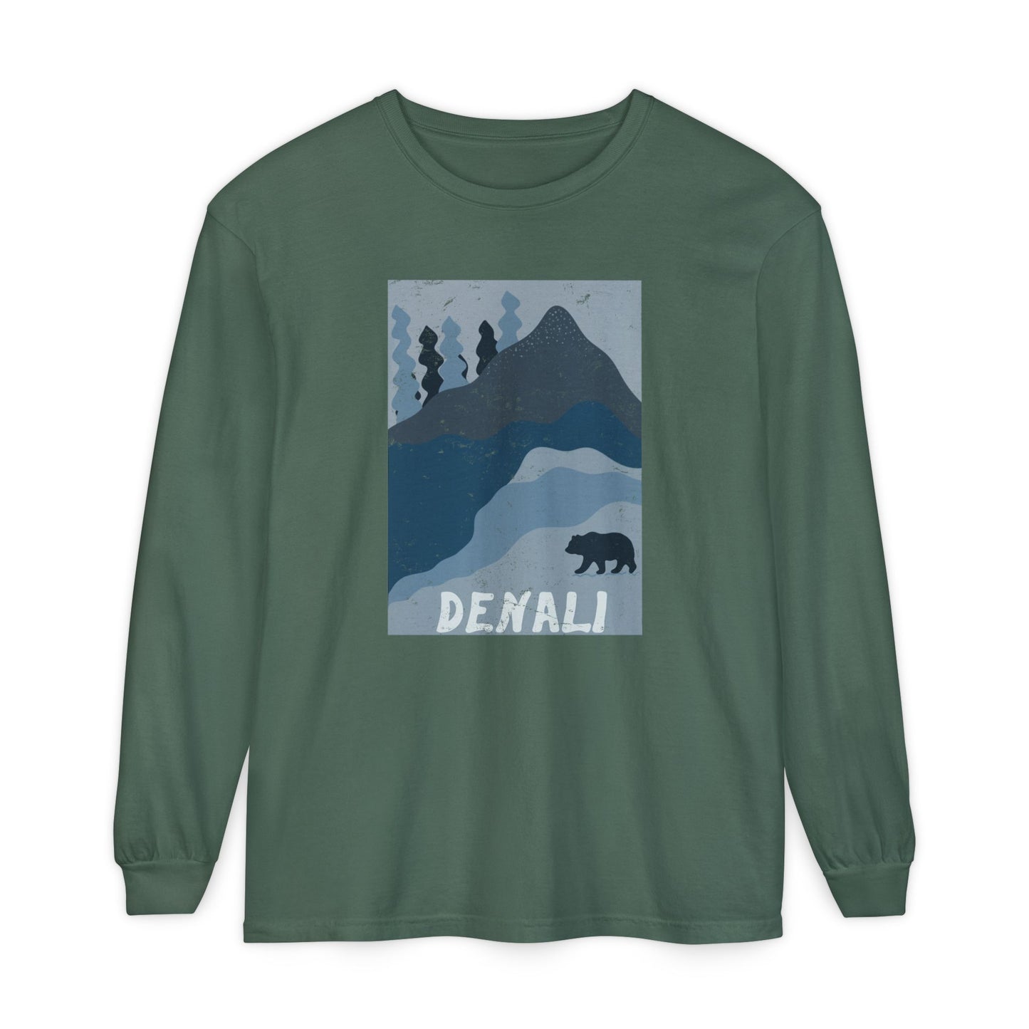 Denali – Midnight Mountain Bear Long Sleeve Tee