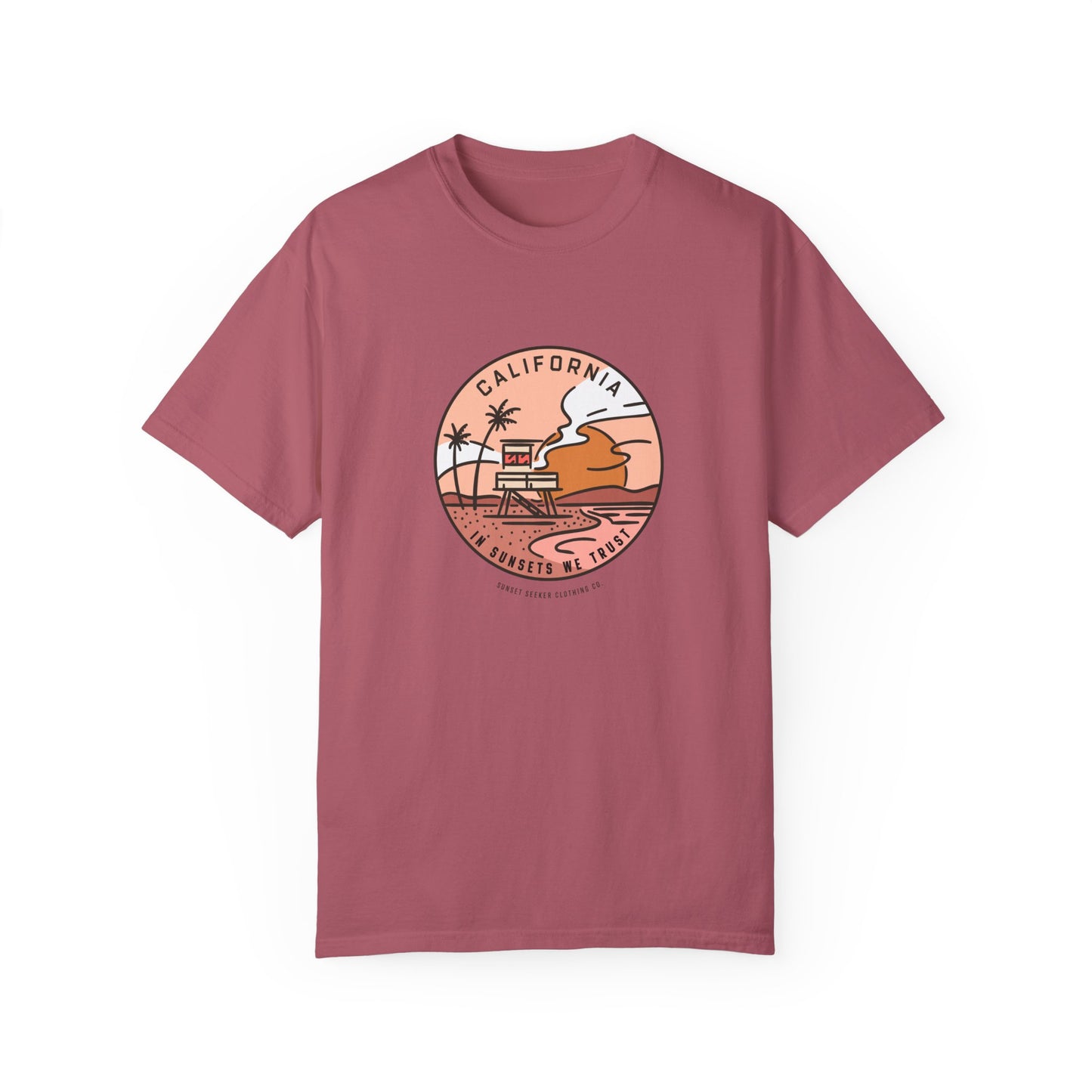 In Sunsets We Trust California T-Shirt