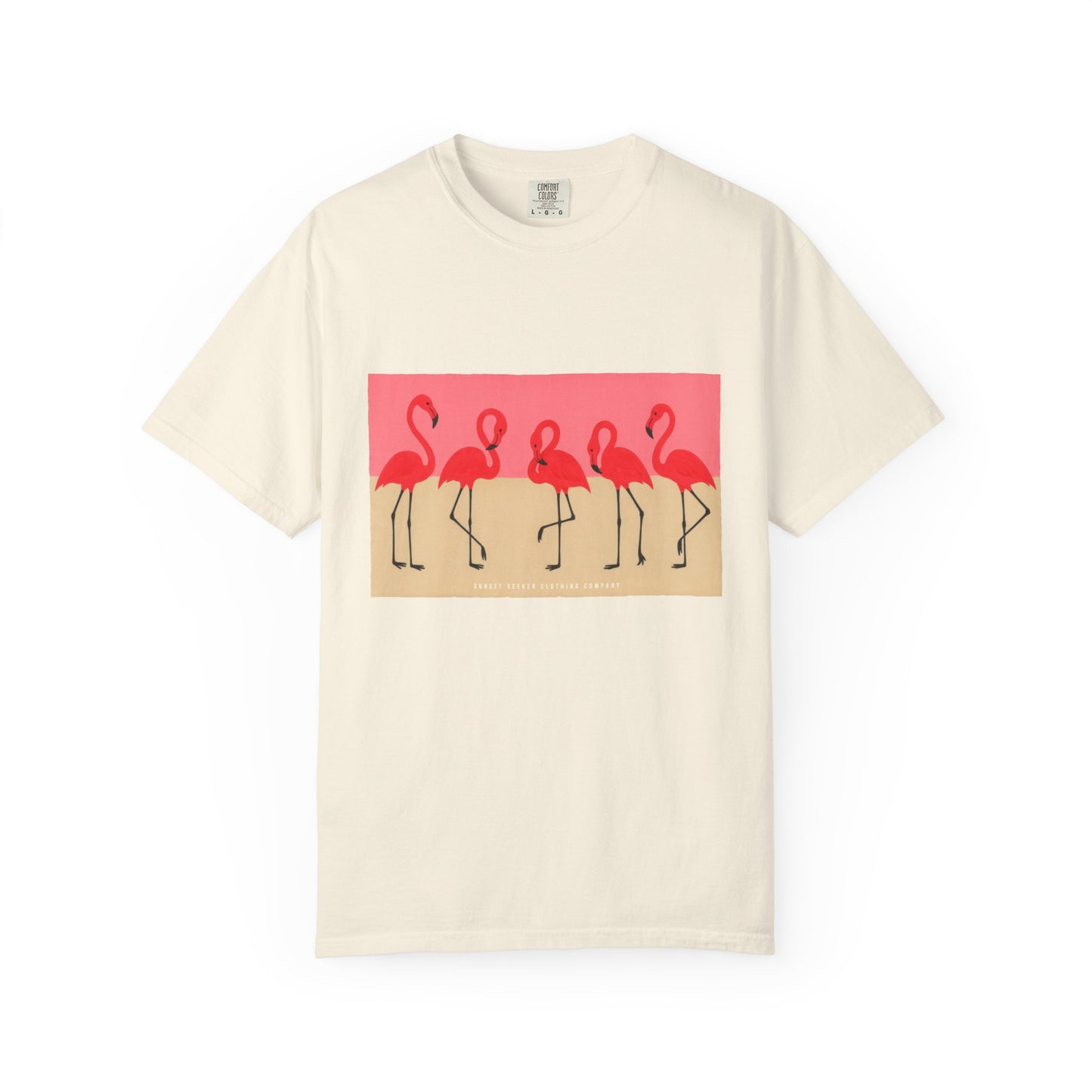 Flamingos' Sandbar Social Tee