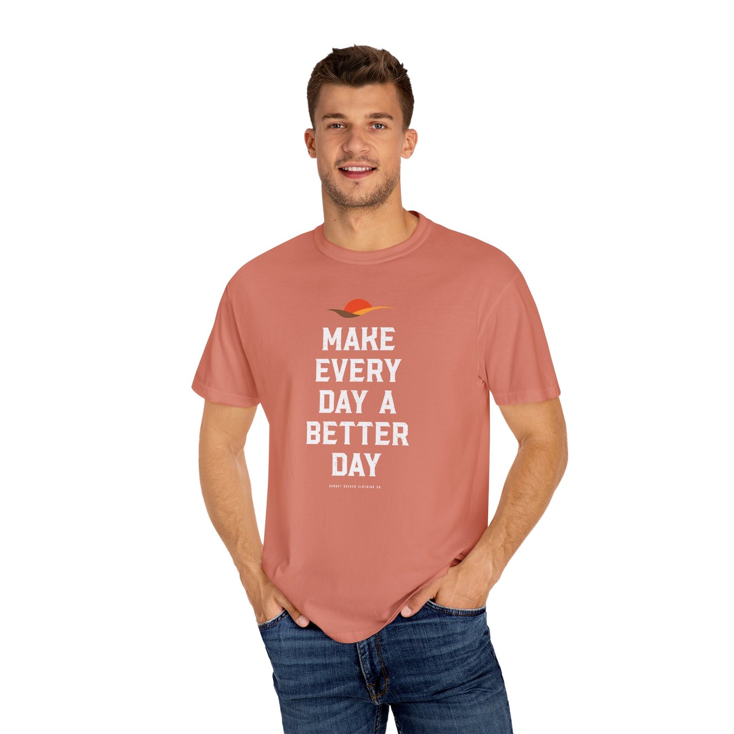 Sunset Seeker Make Every Day A Better Day T-Shirt, Sunset Lover Shirt, Chase The Sun, Sunset Chaser, Summer T-Shirt, Waiting for Sunset
