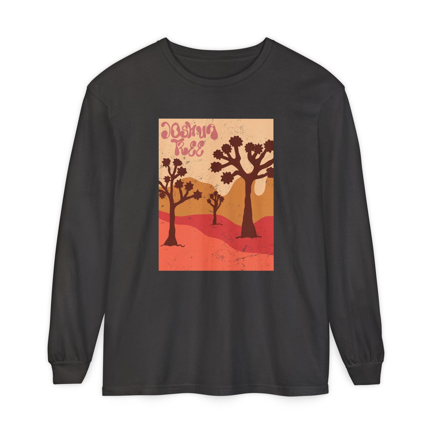Joshua Tree – Retro Desert Grooves Long Sleeve Tee