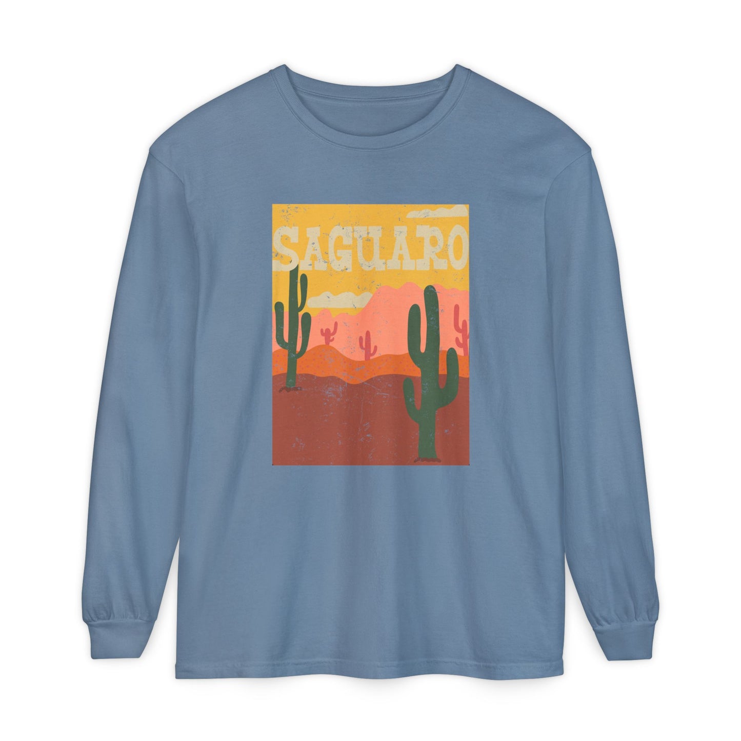 Saguaro – Sonoran Sunset Cactus Long Sleeve Tee
