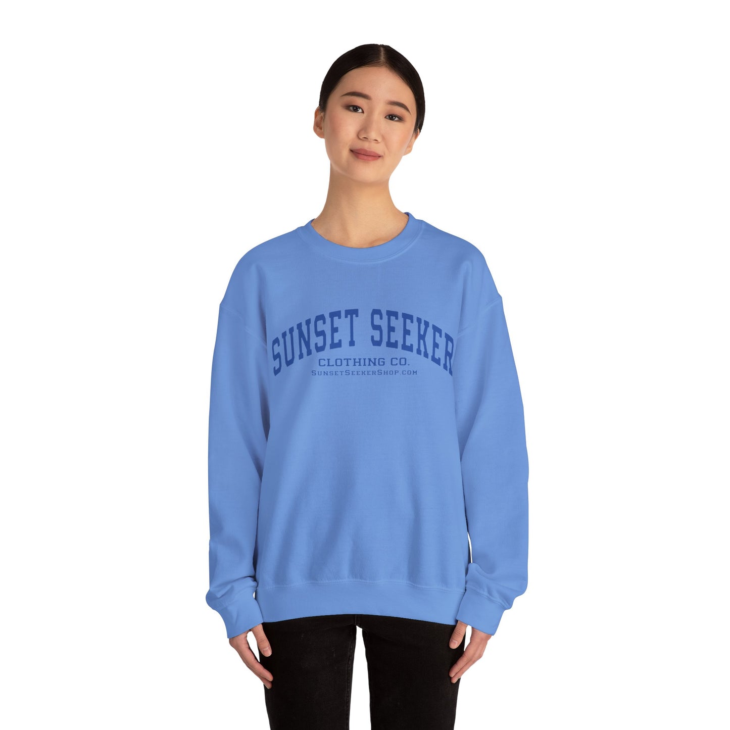 Sunset Seeker Brand Unisex Heavy Blend Crewneck Sweatshirt