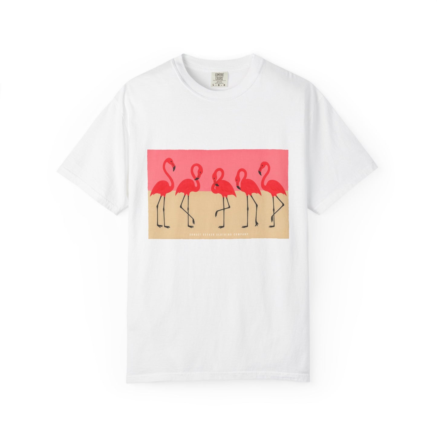Flamingos' Sandbar Social Tee