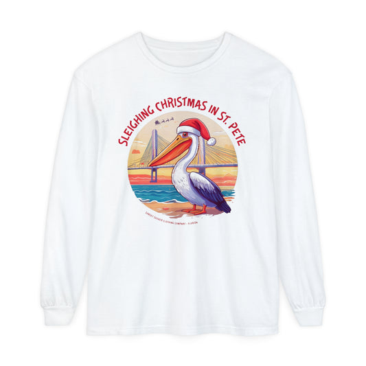 Sleighing Christmas In St. Pete Long Sleeve Tees