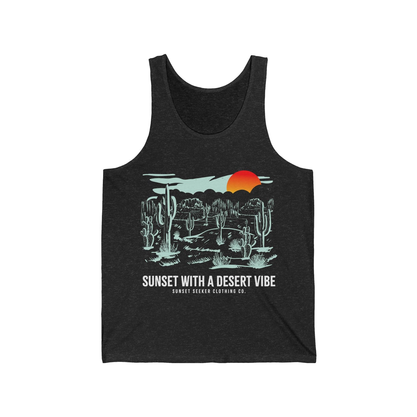 Desert Vibe Sunset Unisex Tank Tee