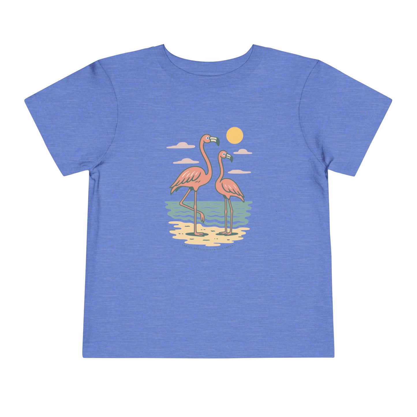 Toddler Beachy Flamingos Tee (2T-5T)