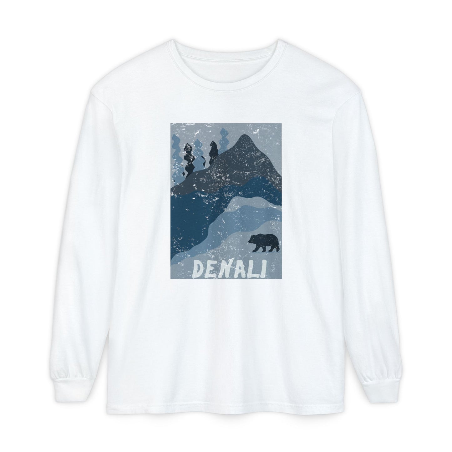 Denali – Midnight Mountain Bear Long Sleeve Tee