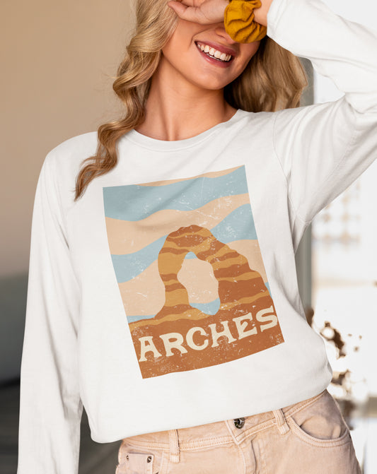 Arches – Vintage Desert Long Sleeve Tee