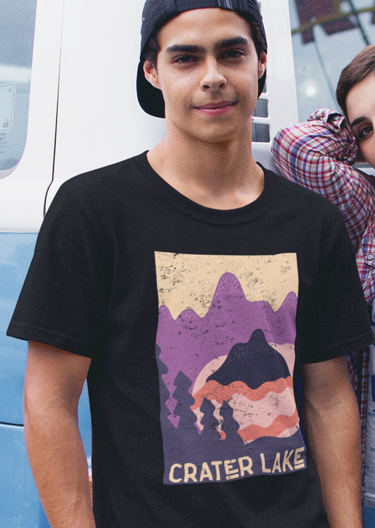 Crater Lake – Twilight Pines Tee