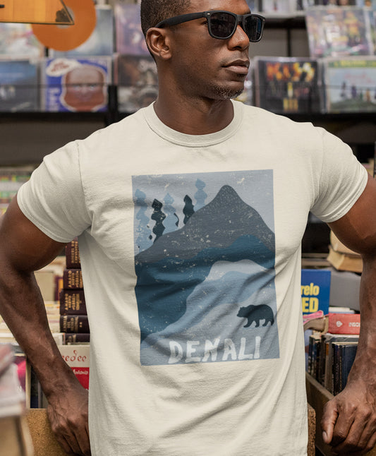 Denali – Midnight Mountain Bear Tee