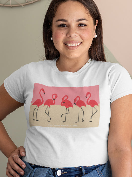 Flamingos' Sandbar Social Tee
