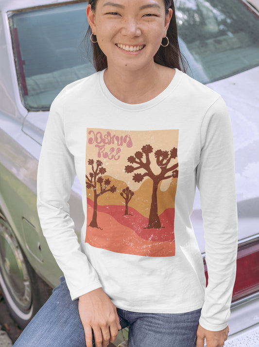 Joshua Tree – Retro Desert Grooves Long Sleeve Tee